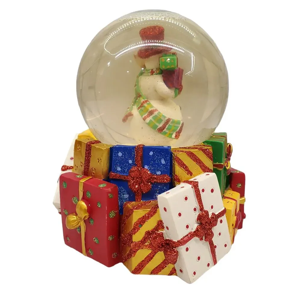 Christopher Radko Musical Snow Globe Snowman Vintage Christopher Radko Christmas